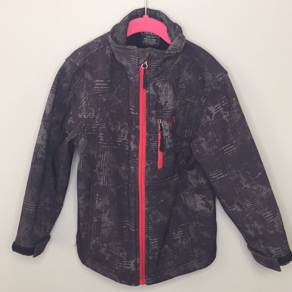 Vertical ‘9 Kids Grey w/Red Performance Jacket Size 5/6